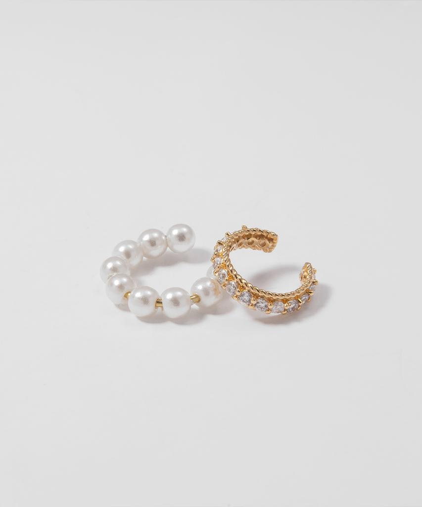 Tatiana Margaret Pearl Cuff Set Se0092