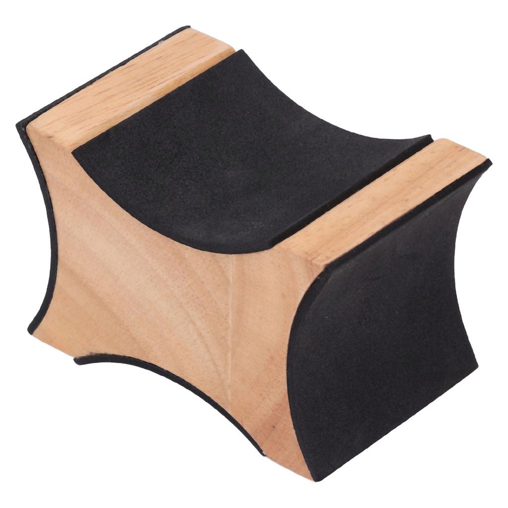 Guitar Neck Rest 2 Heights Solid Wood Support Soft Sponge Cushion Guitar Neck Rest Pillow for