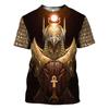 3D Printed Ancient Egypt T-Shirt Men Women Pharaoh Pattern T Shirts Summer Oversized Harajuku Round Neck Tees Short Sleeve Tops