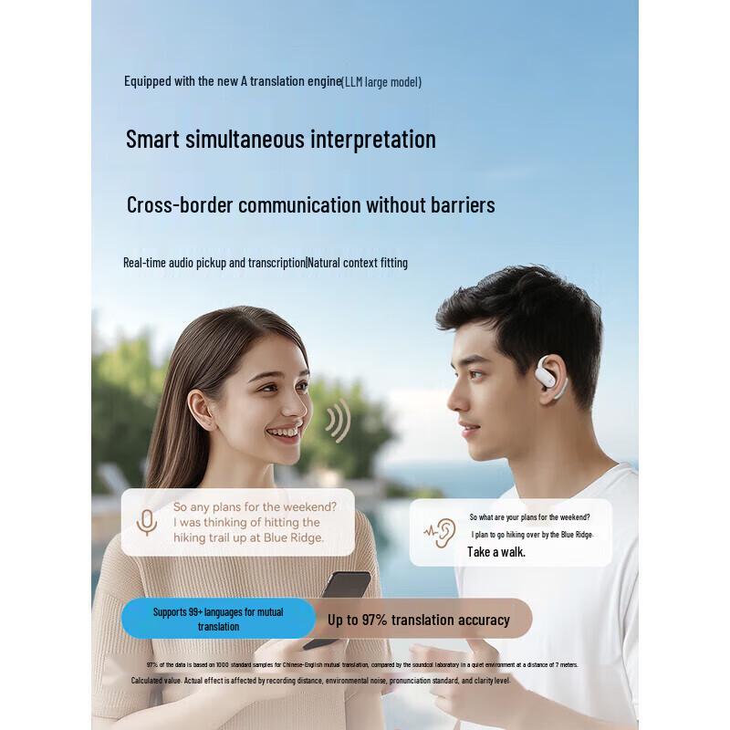 SoundCore Feiyuexian Air Open-Ear AI Translation Sport Headphones