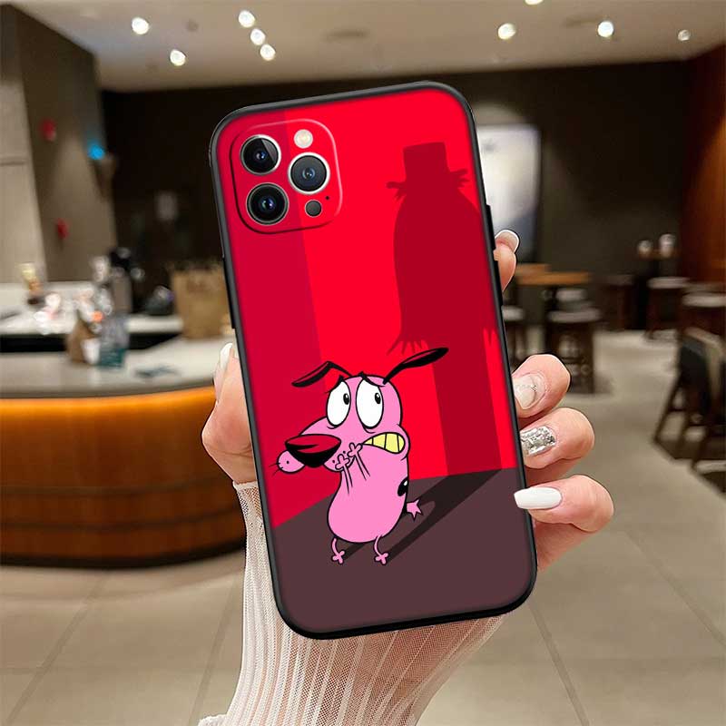 RE15 C-Courage C-Cowardly D-Dog New High-End Shell Phone Case for OPPO A3 Pro A72 A74 A76 A77 A77S A78 A79 A94 A95 A18 A40M A58