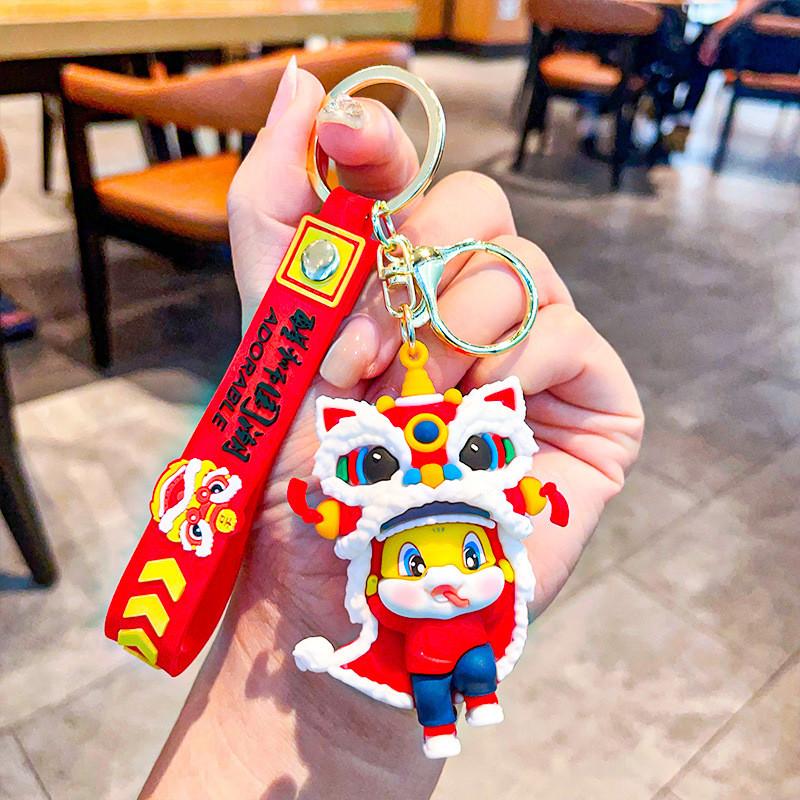 Silicone Snake Eyecatching Keychain Festive Cartoon Keychain Gift For Graduations And Anniversaries