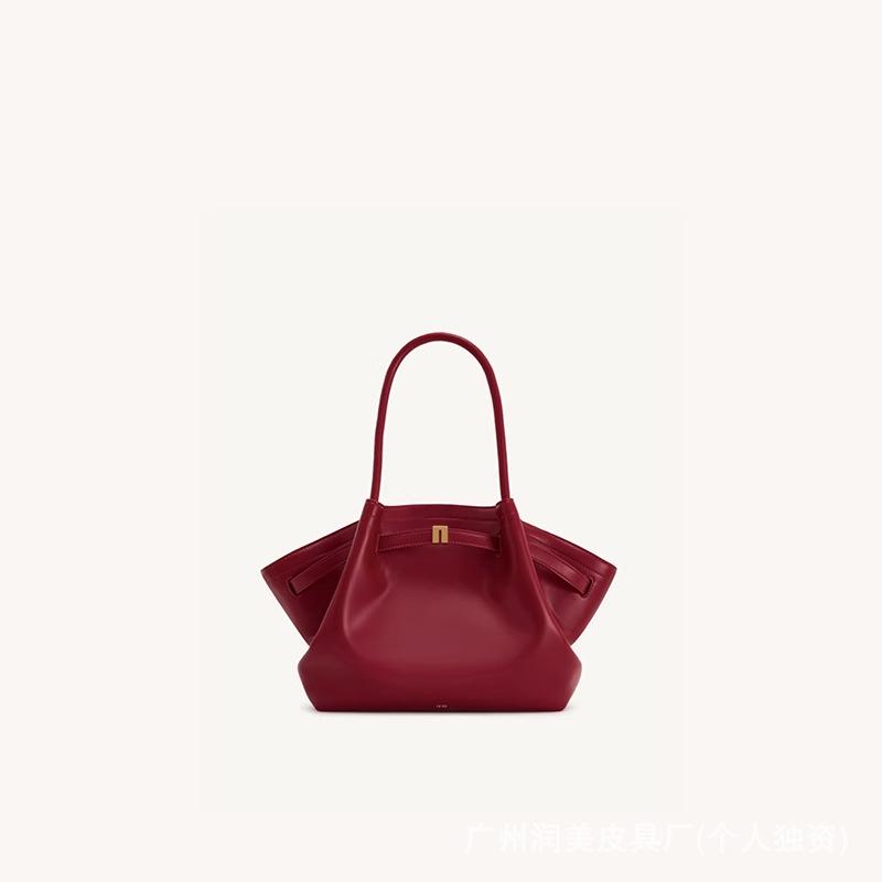 JWPEI 2025 Dumpling Handbag: Genuine Leather Tote & Crossbody Bag, Available In Large & Small Sizes for Women.