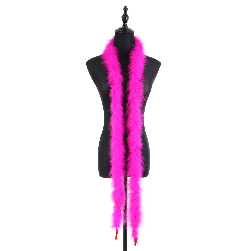 DIY 18-20 Grams Turkey Marabou Feather Boa Soft Marabou Feather Shawl for Wedding Clothing Decoration Scarf 2 Meter/pcs Plumes Trim