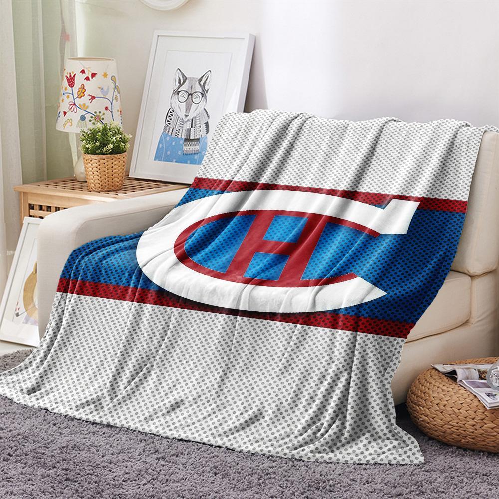 Montreal Canadiens Flannel Blanket, High quality Comfortable for All Seasons, Home Decor, Warmth and Comfort
