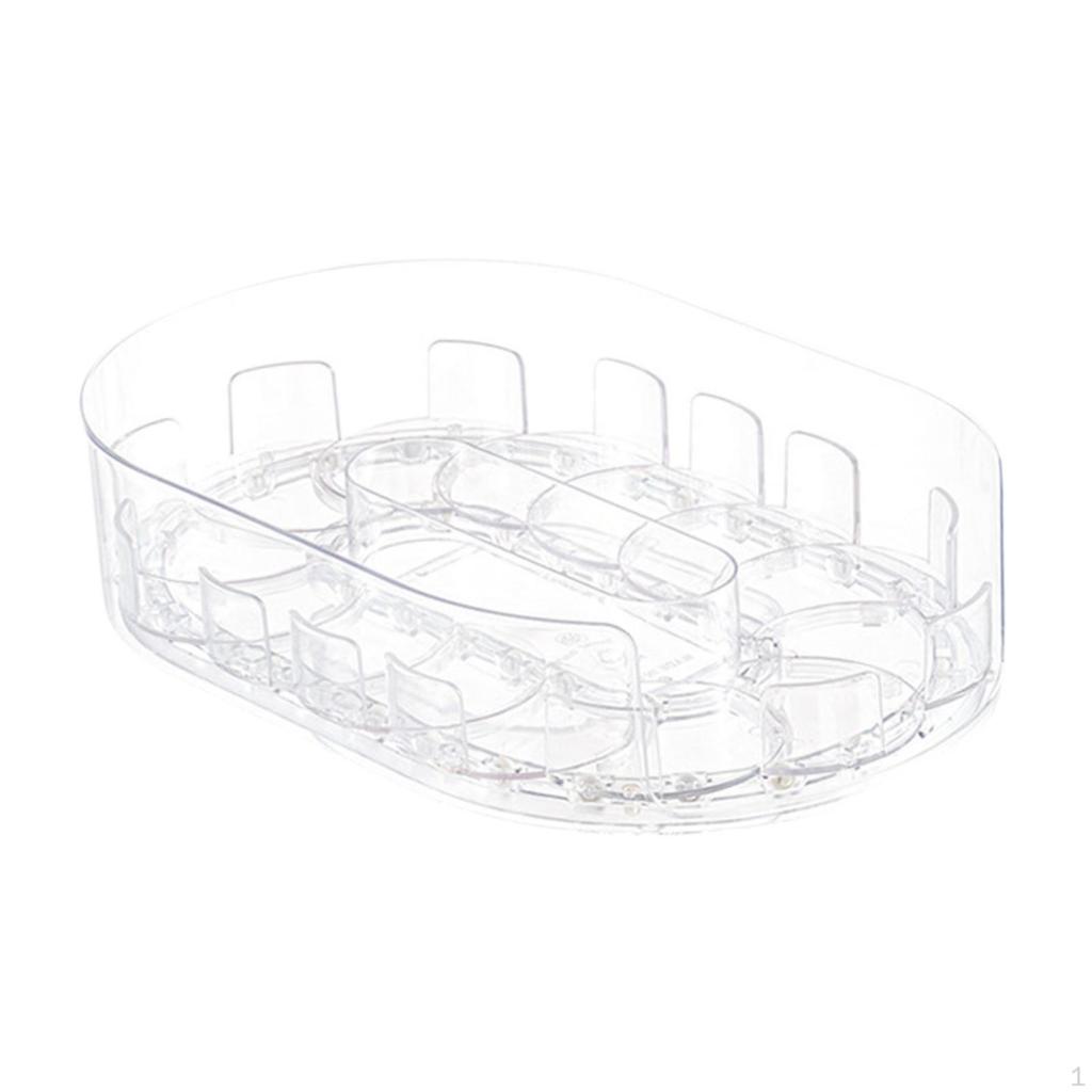 360° Turntable Refrigerator Organizer Beverage Bins Spice Storage Rack Organizers and