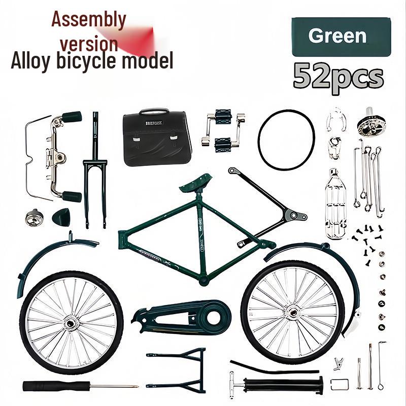 

Ретро модель велосипеда из сплава, набор для самостоятельной сборки