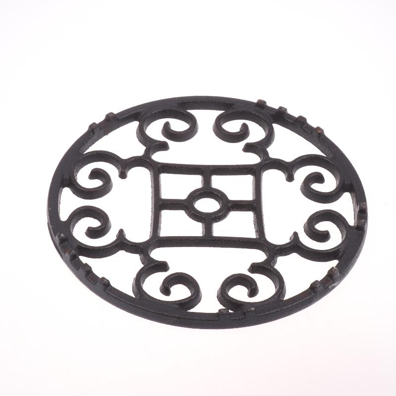 Non-Slip Cast Iron Trivet For Gas Stove - Durable Pot Holder, Decorative Kitchen Accessory For Enhanced Cooking Safety