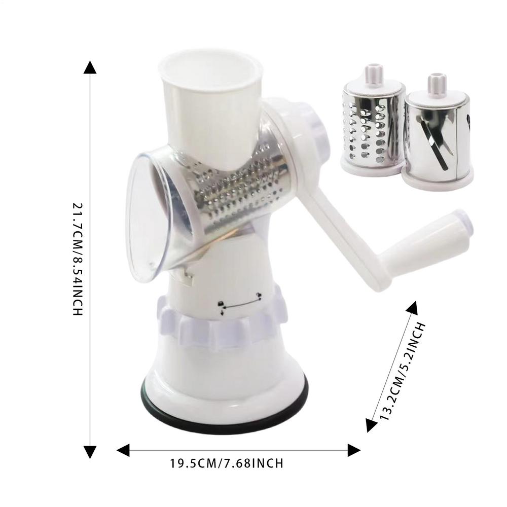 Hand-cranked Vegetable Cutter With Handle Kitchen Food Cheeses Chopper Machine Multifunctional Potato Slicer Garlic Shredder