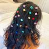 Candy Color Mini Flower Hair Claws Sweet Anti Slip Hair Barrettes Headdress Plum Blossom Shape Hair Clips