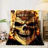 Harley-Davidson Skull Design Blanket Flannel blanket for bedroom, living room, sofa, and nap sofas.