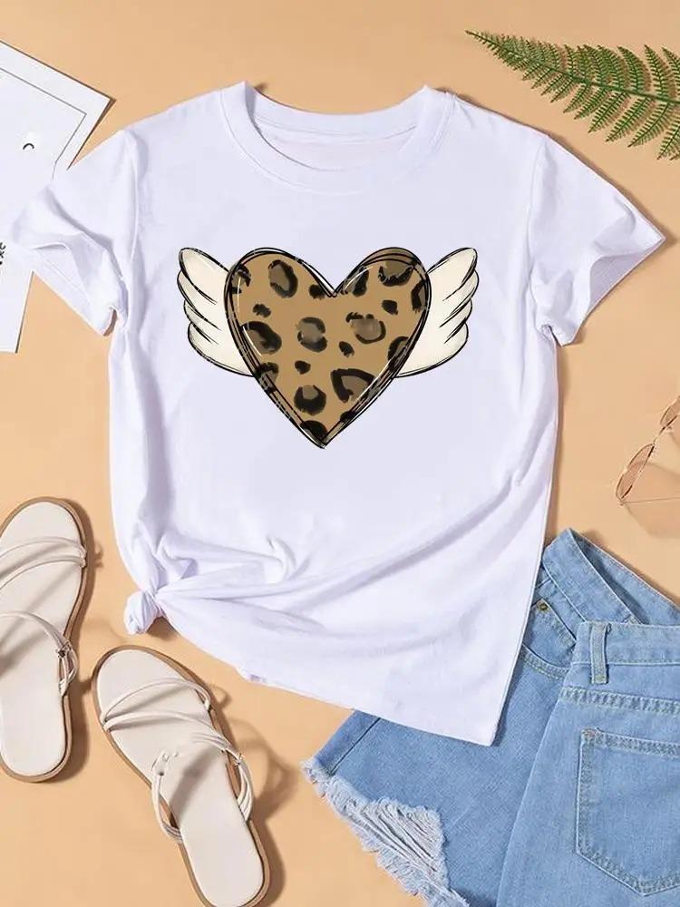 Casual Feminine Graphic Print TShirt Butterfly SelfLove Slogan Design Short Sleeve Tee for Women Trendy Loose Fit Top S