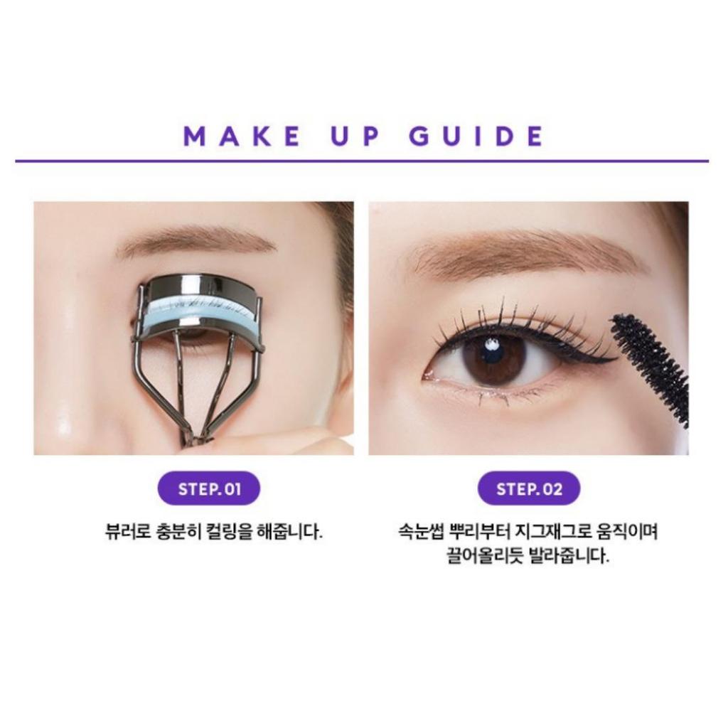 MISSHA Ultra Powerproof Mascara 8g (2type) / Curl Up Long Lash, Curl Up Volume
