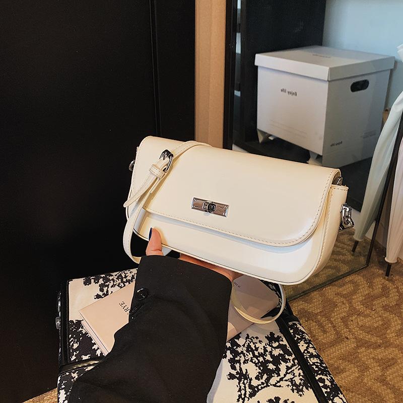 Retro underarm women's bag, simple Korean fashi multifunctial small square shoulder bag, crossbody bag