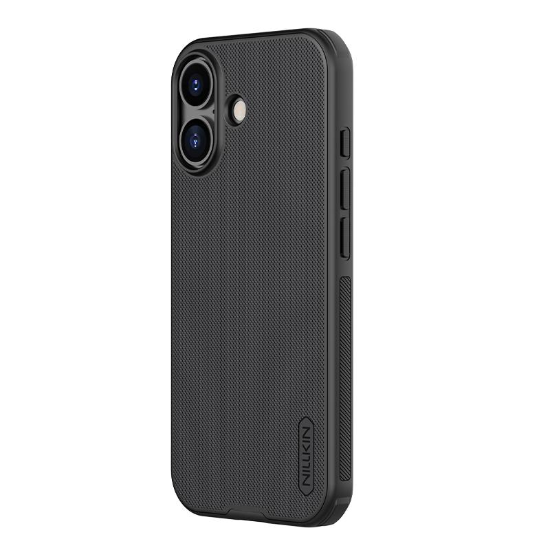 Magnetic Adsorption Full Cover iPhone 17 Case, Anti-drop Matte Anti-slip with Lens Protection, Slim and Simple Business Shield Pro Black