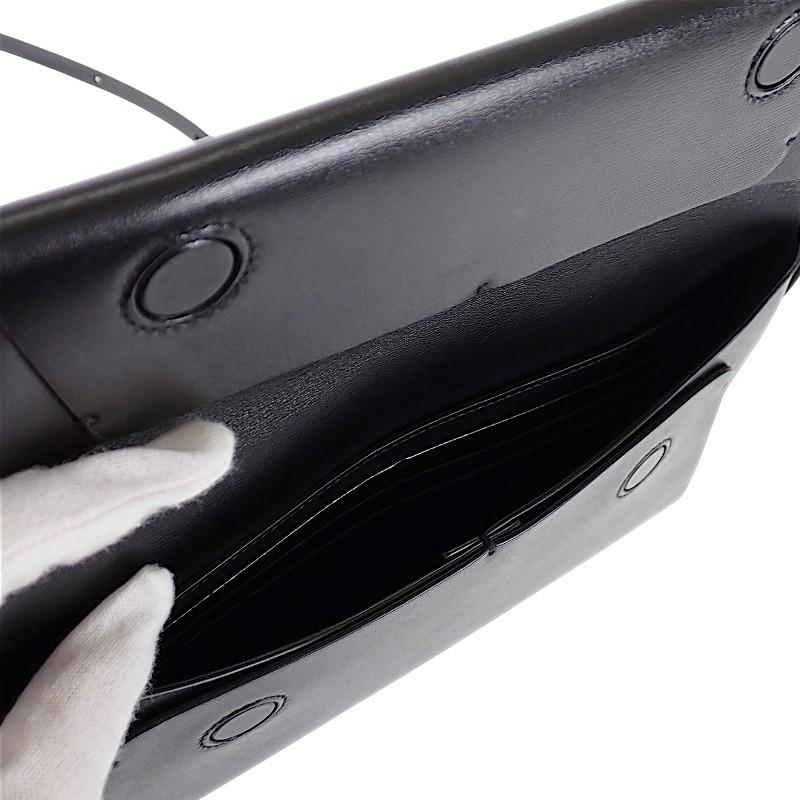 Jil Sander J07VL0028P4840 Shoulder Bag Black Calfskin Women