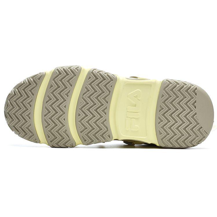 Fila Fusion Buster Low Top Retro Basketball Shoes Women sneaker Light-Yellow T12W243207FTT