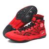 Men Wrestling Boots Boxing Sneakers Teenagers Knit Gym Training Fighting Sneakers Combat Trainers Non-slip Squat Training Shoes