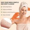 Five Fingers Bath Gloves Reversible Exfoliating Shower Body Scrub Gloves Cleansing Tools Bath Towel Bath Products Back Scrub