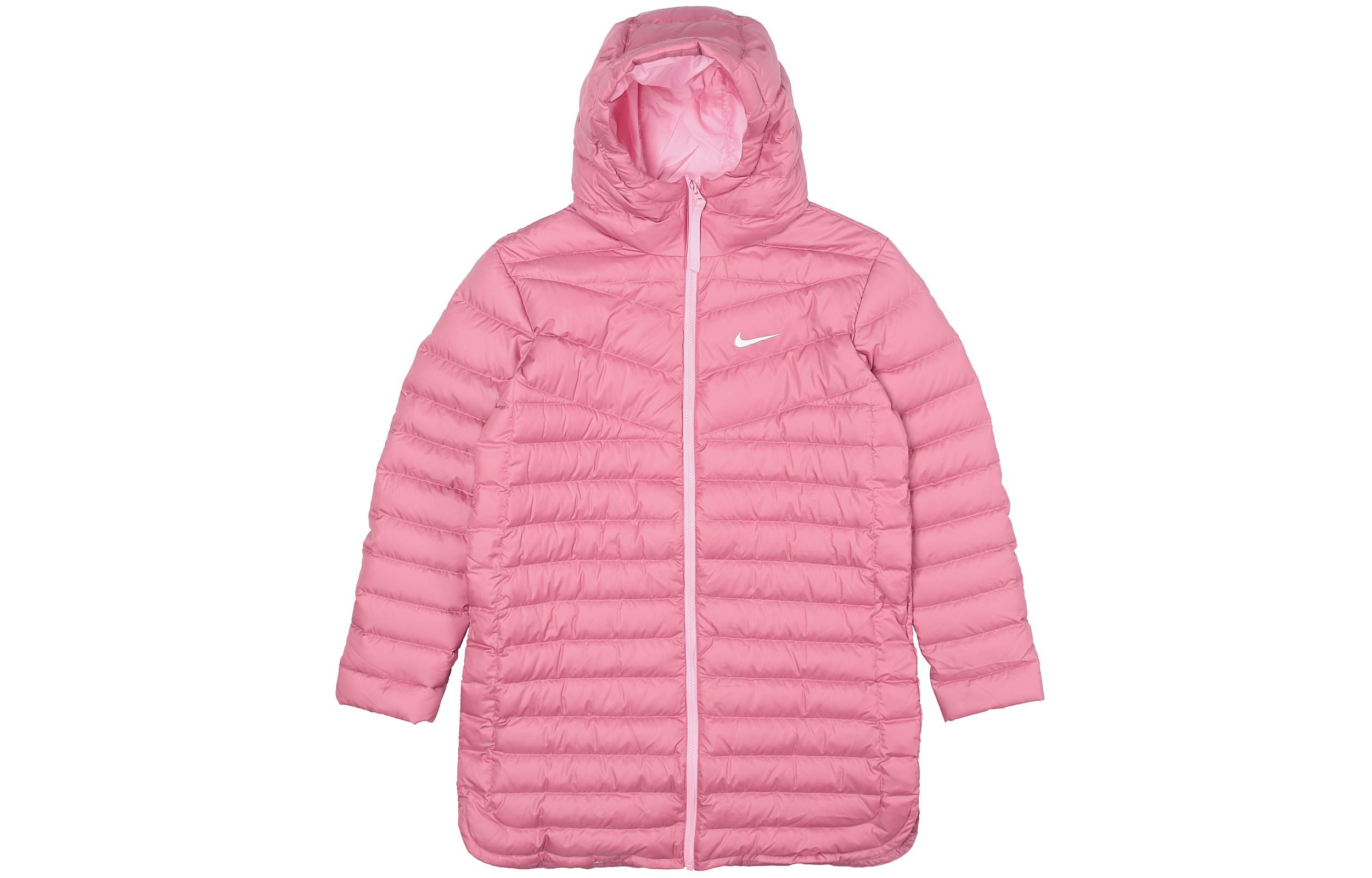 Nike Down Jackets Women s Pink Hooded Moderate Other CU5092-614 M
