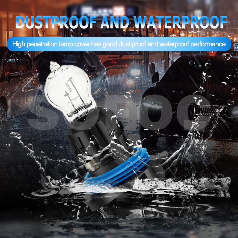 SOFOC PH24W Halogen Car DRL or Direction Indicator Light 24W Warm White 4300K Non-Polarity 2pcs