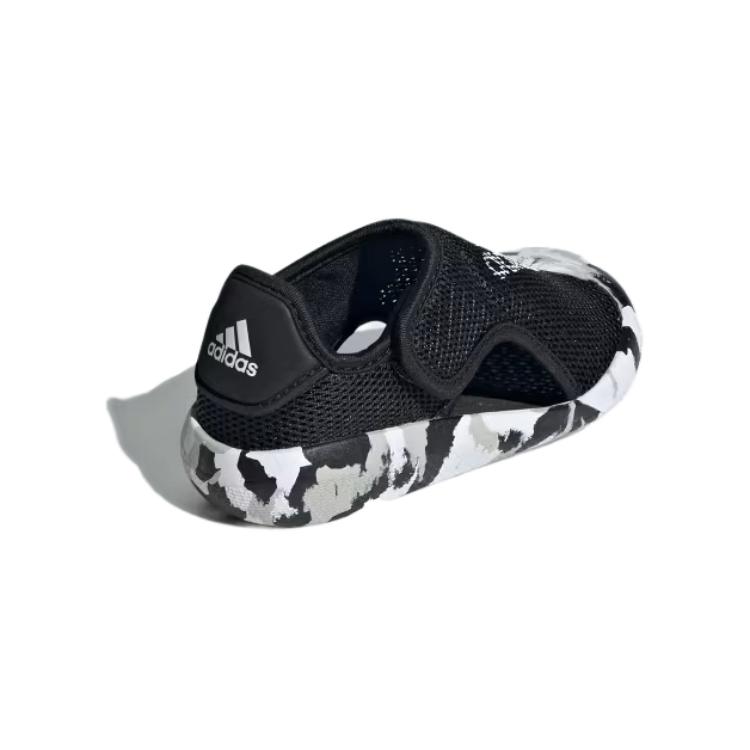 Adidas Comfortable Casual Breathable Low-Top Walking Shoes Baby Shoes Black White ID7858