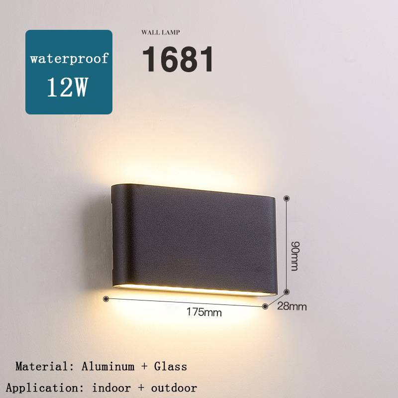 Adjustable Beam Angle Waterproof IP65 Wall Lamp LED Nordic Modern Lights Outdoor Garden Gate Balcony Courtyard Wall Light