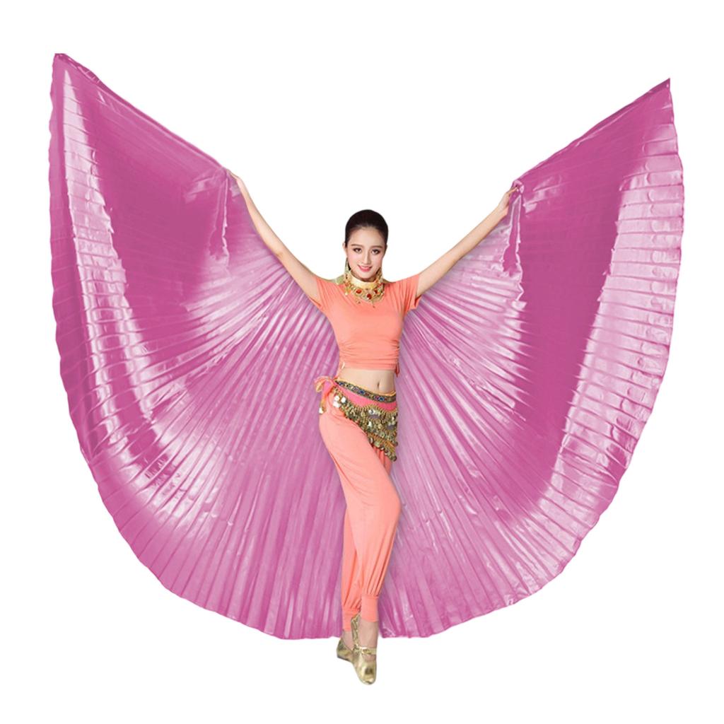Belly Dance Isiss Wing with Stick Belly Dance Costume Angel Wing for Halloween Carnival Performances Butterfly Wing