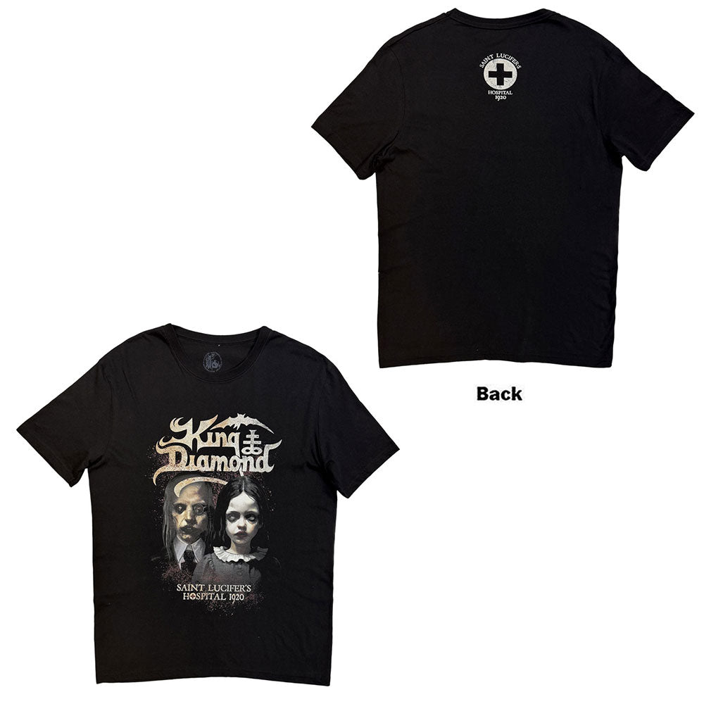 King diamond tshirt saint lucifers hospital black back print official new L