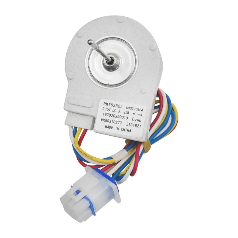 Quiet Refrigerator Fan Assembly for Replace WR60X10277 Precisions Cooling Component Freezer Condenser Motor Enduring