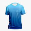 Summer Men's Sports T-shirt Fast Drying High 3D Gradient Short-sleeved T-shirt Outdoor Training Basketball Training Run