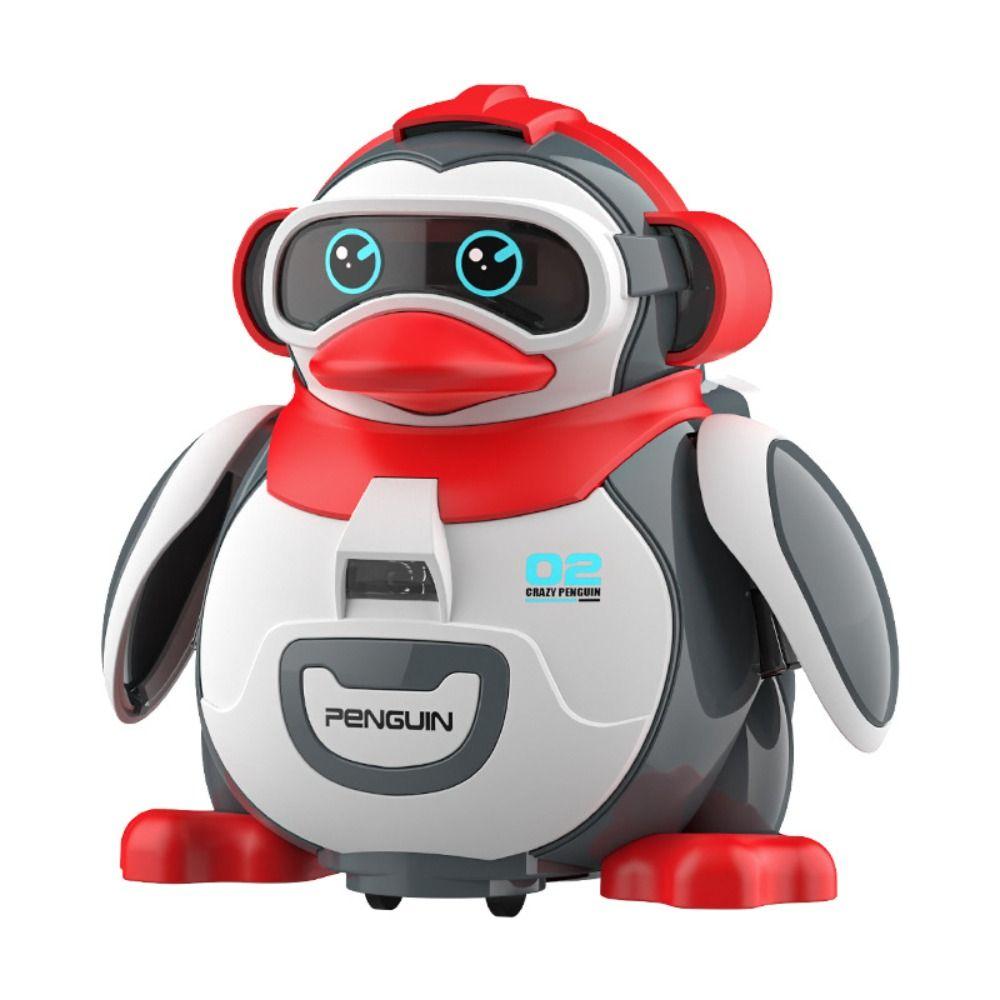 Electronic Penguin Moving Walking Toy Mechanical Penguin Simulation Model  Kids Birthday Gifts