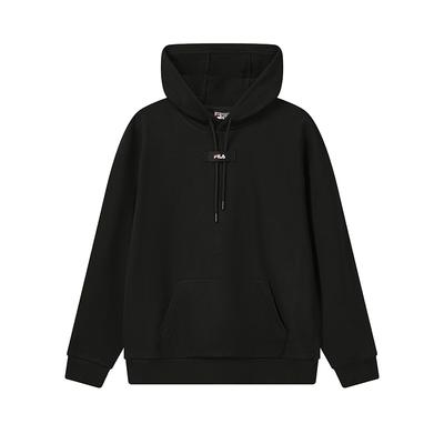 Fila Original Mode Einfach Klassisch Retro Sport Lässig Vielseitig Bequem Weich Pullover Hoodie Herren Hoodies Dunkel-Flow-Schwarz F11M619208FBK