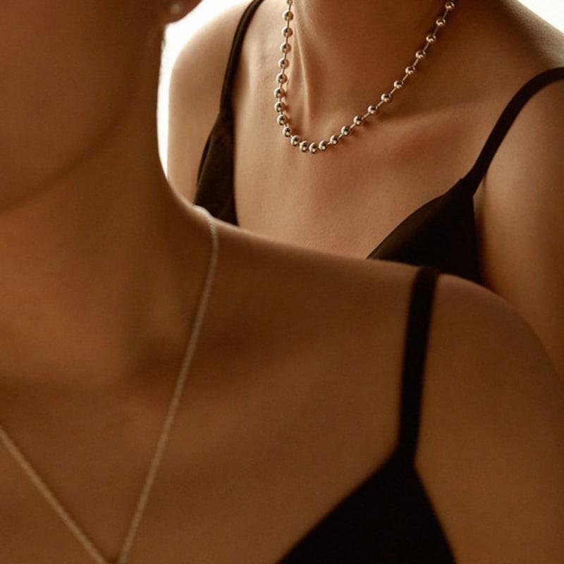 MUHWA Dots Chain Necklace