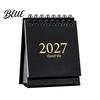 Professional Planning Calendar Desktop Planner Desk Calendar Standing Flip 2027-2028 Mini 18 Month from Jan.