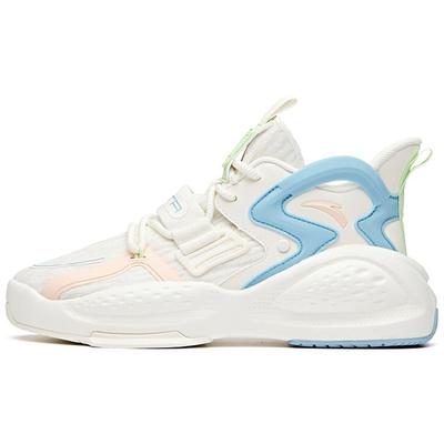 Lifestyle Series Gift Recommendation Mid-Top Casual Shoes Women Sneaker White Blue 122038081-3