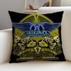 Legendary BBand AAerosmithS Cushion Cover Breathable and skinfriendly linen pillowcase square removable and washable cushion