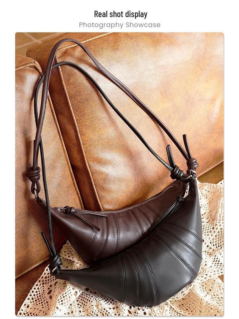 Cross-border Fashion Versatile Croissant Shoulder Bag - Women's Hot-selling Dumpling Bag