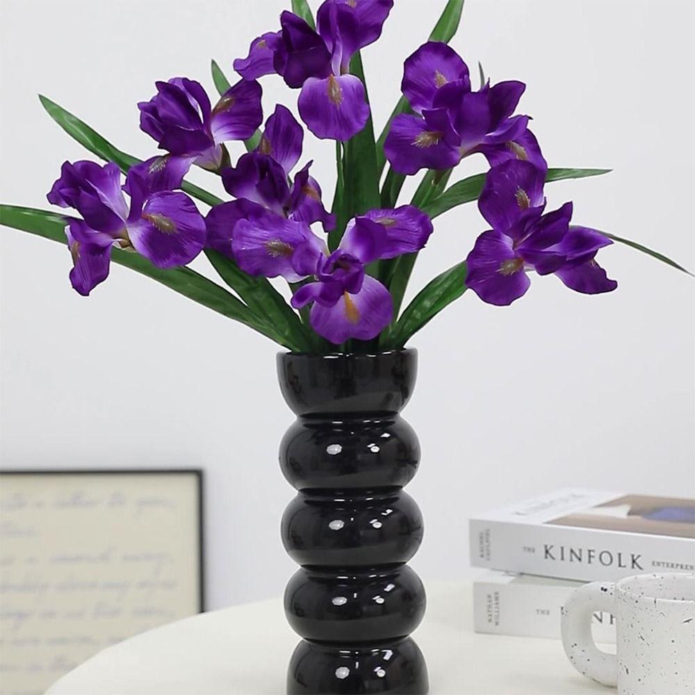 Multicolor Iris Artificial Flower Photo Props Scene Model Faux Flower Real Touch Simulation Fleur-de-lis Flower Desktop Ornament