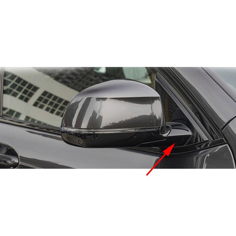 Black Front Window Triangle Trim Plate Garnish Cover Panel Mirror Base Holder for BMW X3 G01 2017 2018