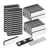 Magnetic Name Badge with Strong Double-Sided Adhesive Clasp, 45x13mm, 2-Piece Metal ID Holder