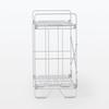 MUJI Mini Wire Rack for Indoor and Outdoor W X D X 83413569 Use, Approx. 48.5cm 27.5cm 52.5cm H,