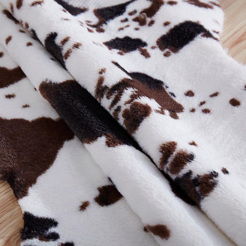 Large Size Cow Printed Cowhide Faux Skin Leather NonSlip Antiskid Mat Carpet for Living Room
