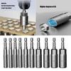 1/4inch Wrench Hexagonal Bit Socket Set Long Impact Drill Socket Adapter Drill Bit Extension Socket Adapter for Electric