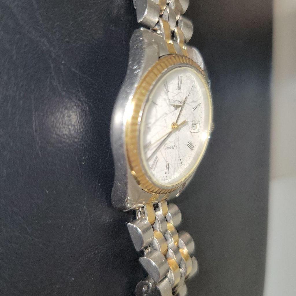 Used LONGINES Operating Item Vintage Quartz Watch Men's Combination