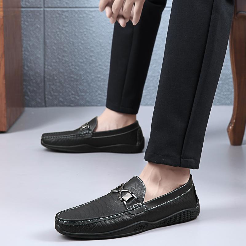 Мужская повседневная обувь из натуральной кожи — фото 5