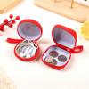 Christmas Theme Coin Purse Creative Printed Santa Claus Snowman Candy Storage Bag Kids Toy Organizer Phone Keyring Pendant Gifts