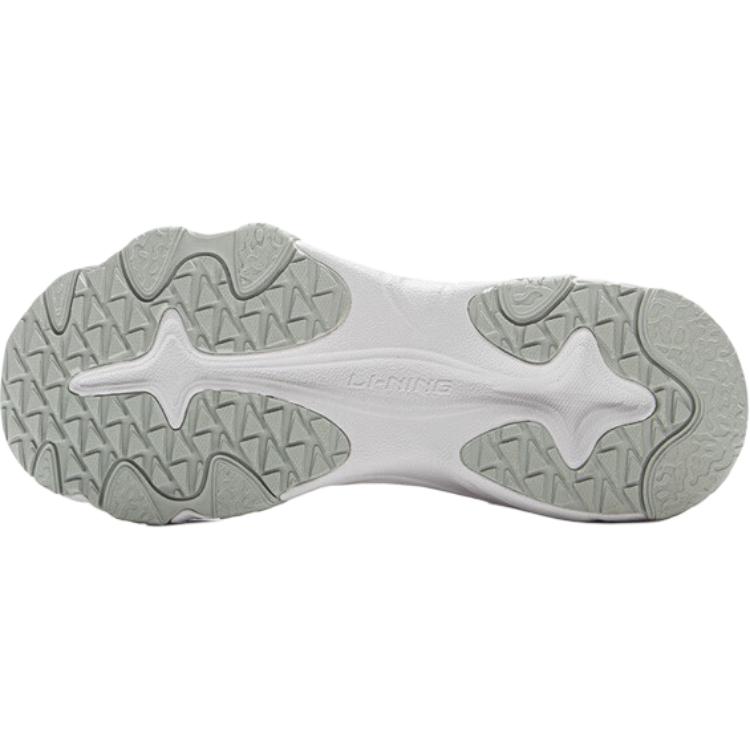 Li Ning Kids Sports Lifestyle Series Fashion Trend Non-Slip Wear-Resistant Low-Top Casual Shoes Men Casual Shoes White YKCV034-11