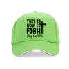 This Is How I Figh My Bauees Christian Baseball Cap Summer Men Women Fashion Christian Religious Jesus King Of Glory Washed Hat