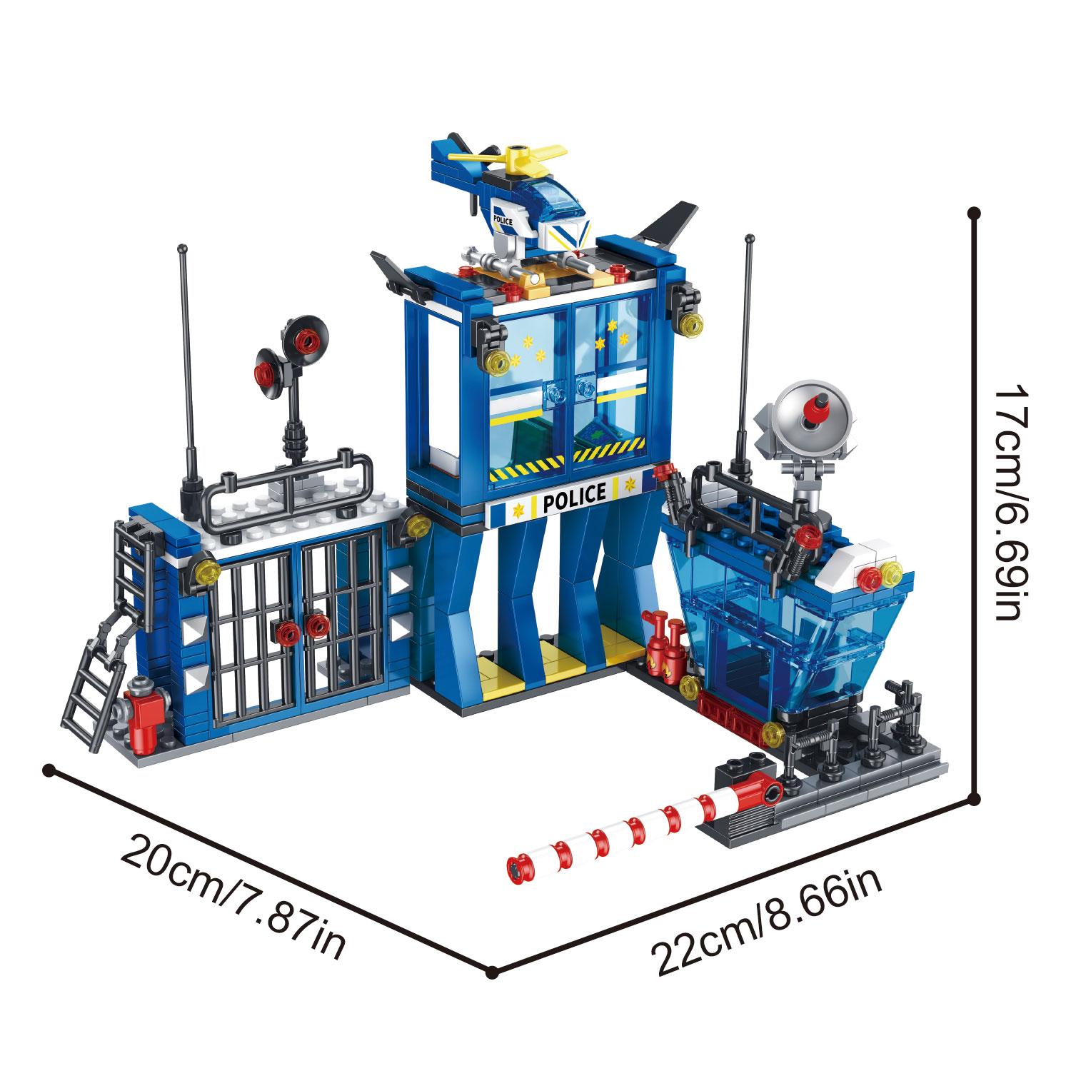 High-Quality 522Pcs Urban area High-Quality Police High-Quality Department High-Quality Building High-Quality Blocks Play sets Construction set
